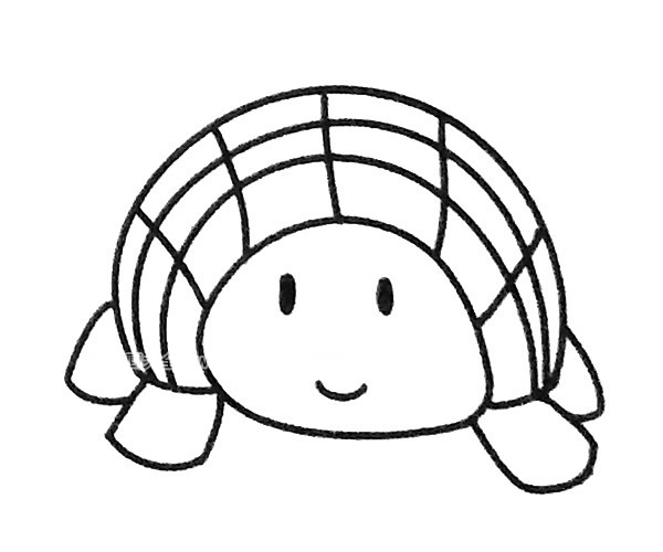 6款卡通乌龟简笔画图片