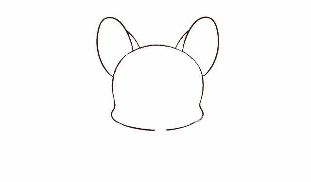 可爱的拉布拉多小狗简笔画