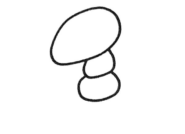 蚂蚁简笔画步骤2