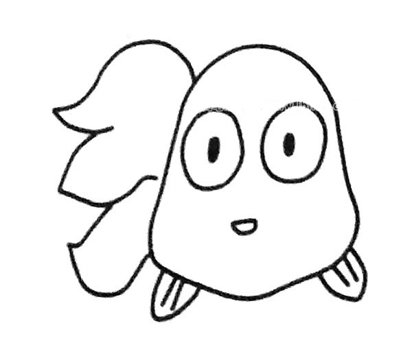 金鱼简笔画图片4