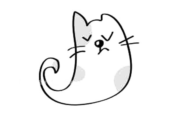 可爱的小猫简笔画大全