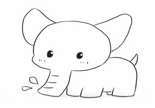 大象简笔画怎么画