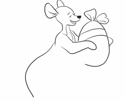 袋鼠怎么画简笔画图片