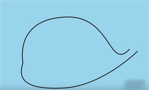 鲸鱼怎么画简笔画