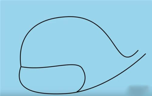 鲸鱼怎么画简笔画