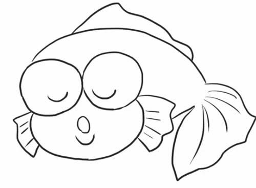 金鱼简笔画怎么画?金鱼简笔画教程步骤图解