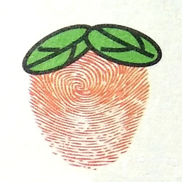 草莓指印画教程 儿童画草莓创意画