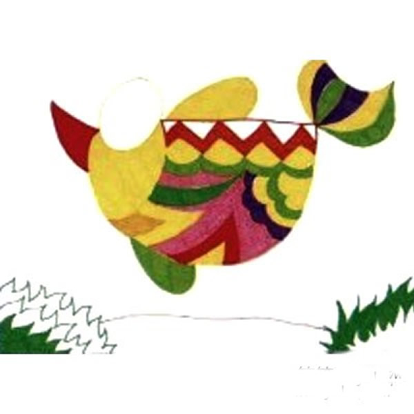 水彩画鱼教程步骤图片 儿童画可爱的鱼