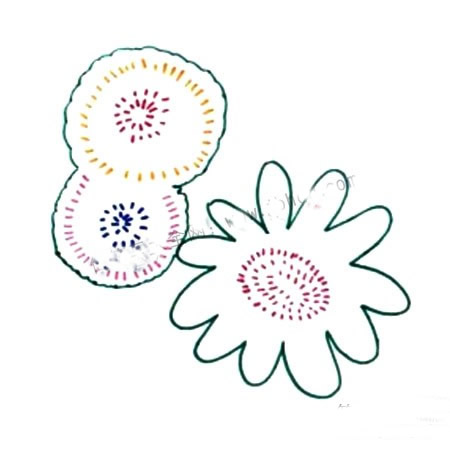 怎么画蒲公英儿童画_蒲公英儿童水彩画步骤教程图片