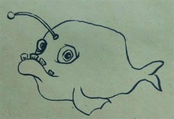 小鱼儿童画图片
