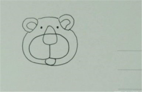 狮子儿童水彩画步骤图教程