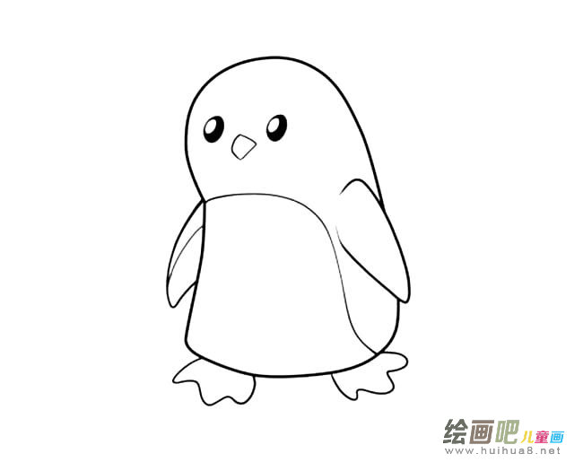 可爱企鹅简笔画图片
