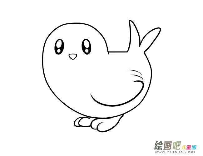 小鸟简笔画图片