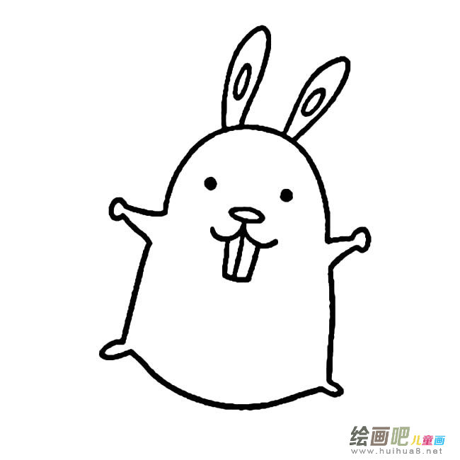 兔子简笔画图片