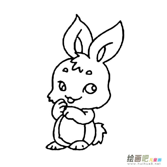 兔子简笔画图片