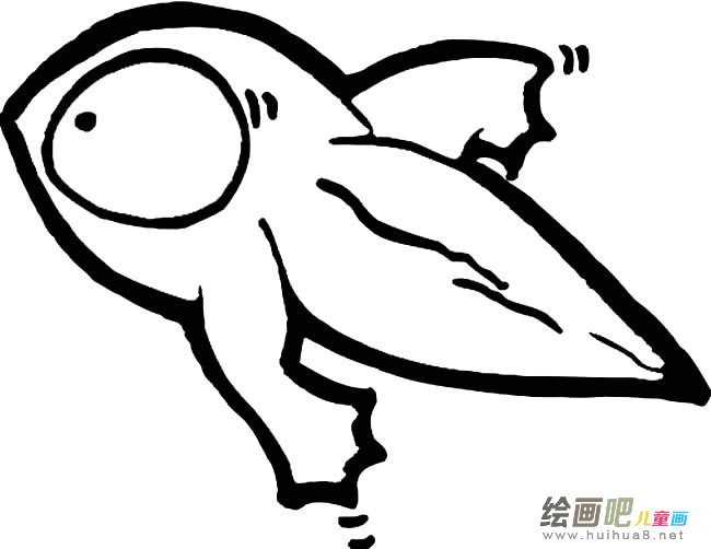 小蝌蚪动物简笔画步骤图片大全