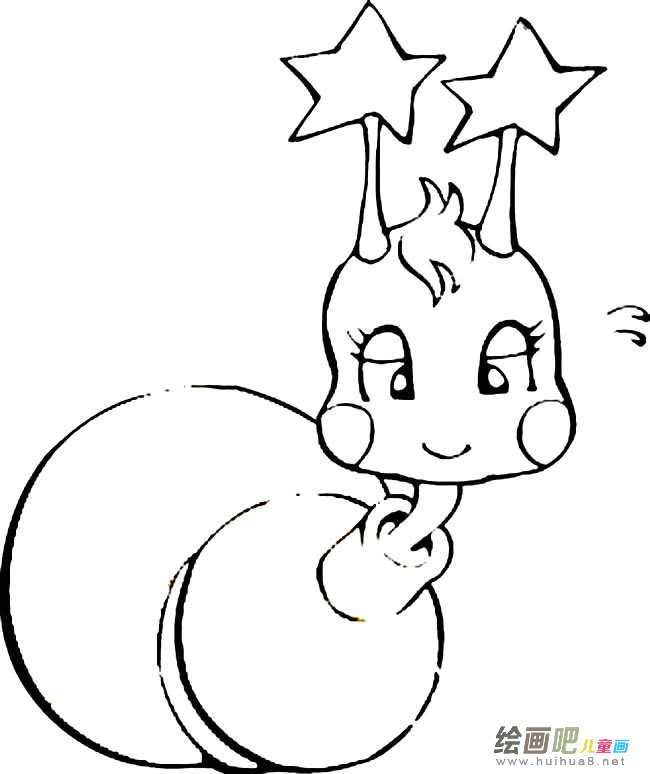 卡通人物简笔画图片