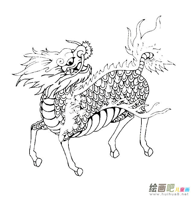 十二生肖龙简笔画图片