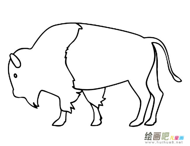 牦牛简笔画图片