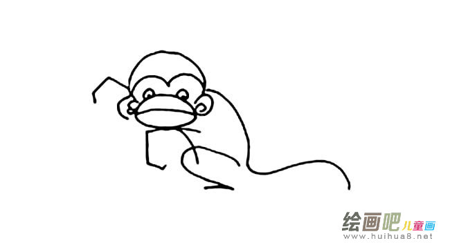 动物猴子简笔画图片