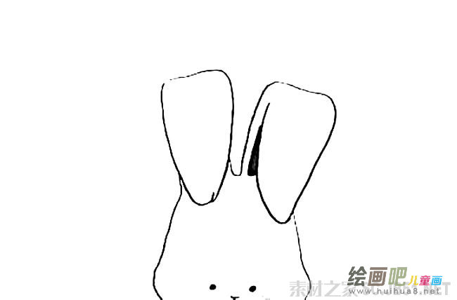 兔子耳朵简笔画图片