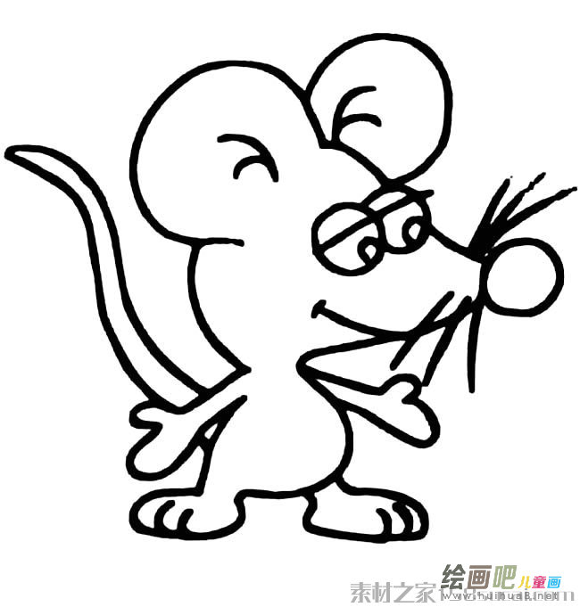  可爱小老鼠简笔画图片大全