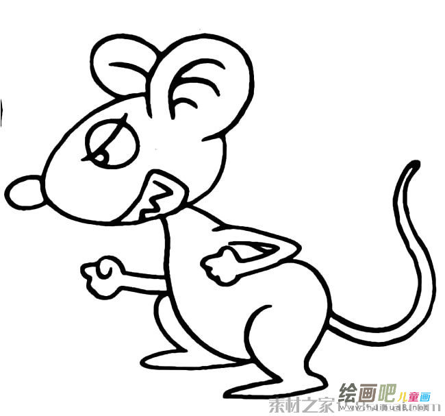 可爱小老鼠简笔画图片大全