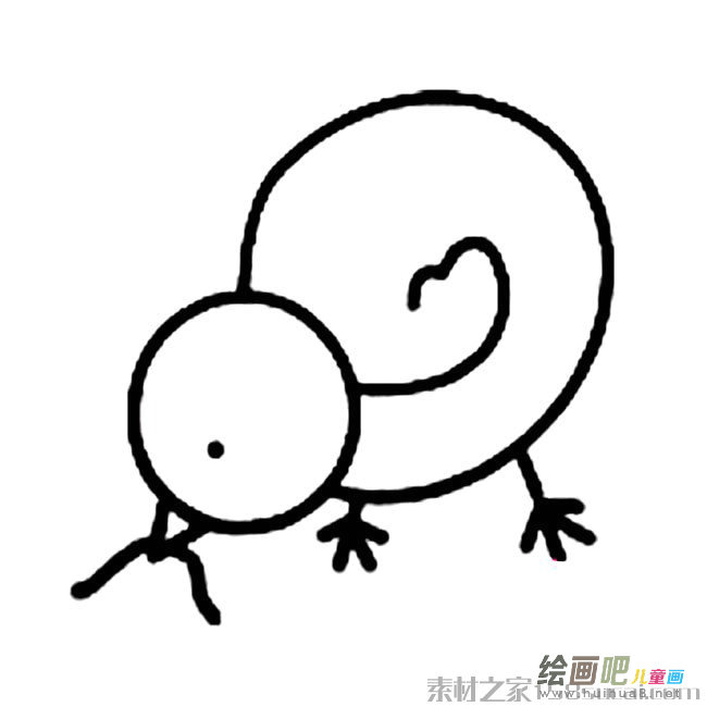 可爱小鸡简笔画图片