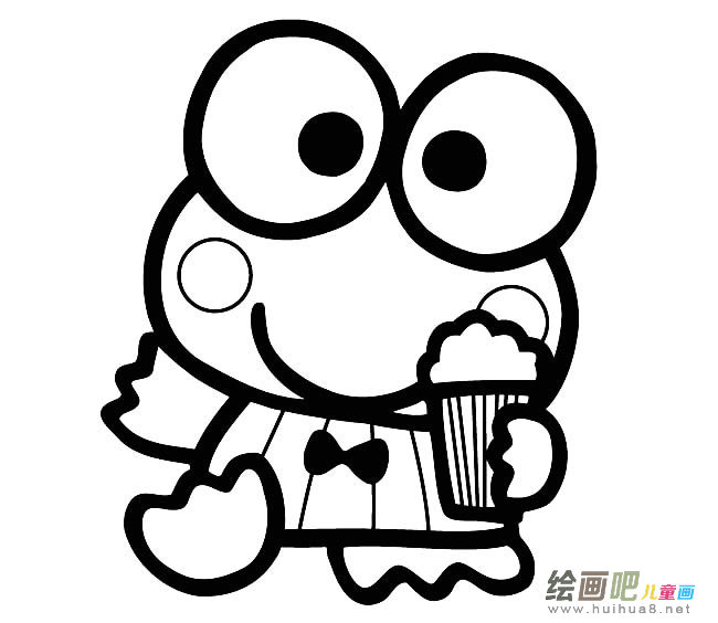可爱青蛙简笔画图片
