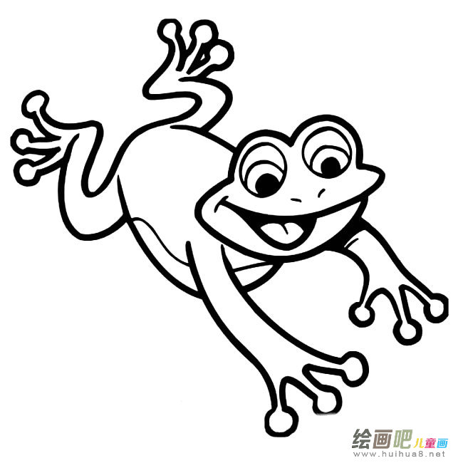 可爱青蛙简笔画图片