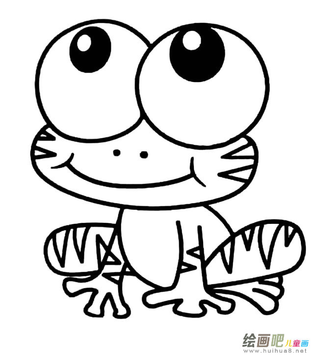 卡通小青蛙简笔画图片