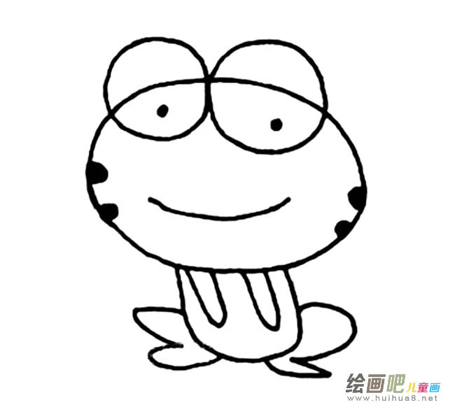 卡通小青蛙简笔画图片