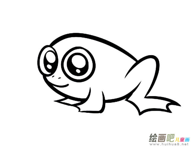 可爱青蛙简笔画图片