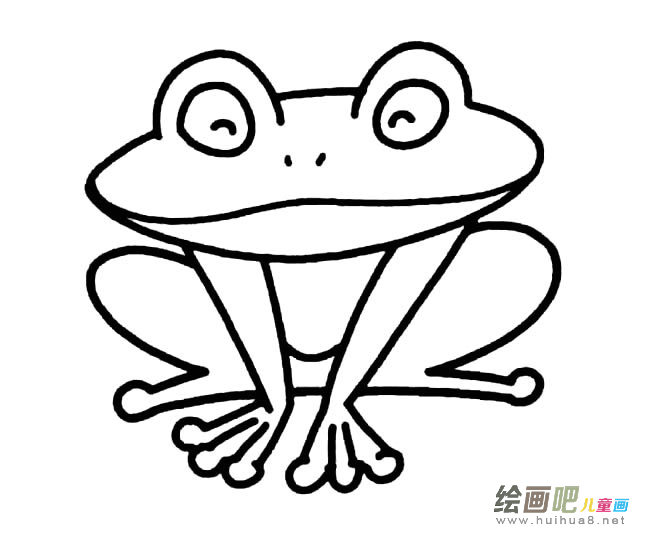 青蛙儿童简笔画图片