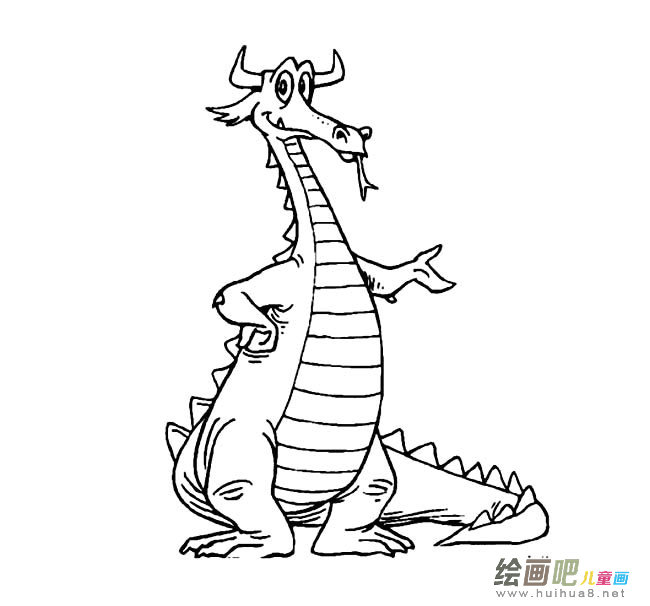 中国龙简笔画图片