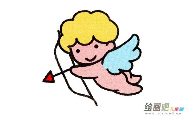 天使简笔画步骤图片大全