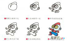 咸蛋超人简笔画步骤图片大全