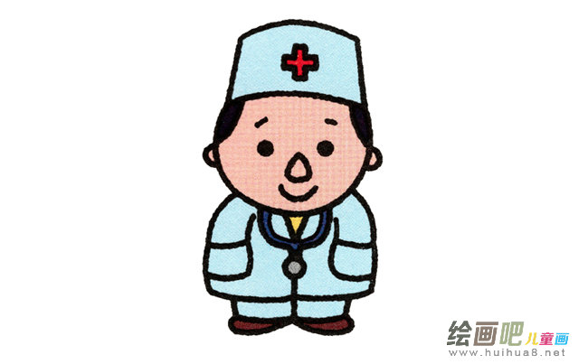医生简笔画步骤图片大全