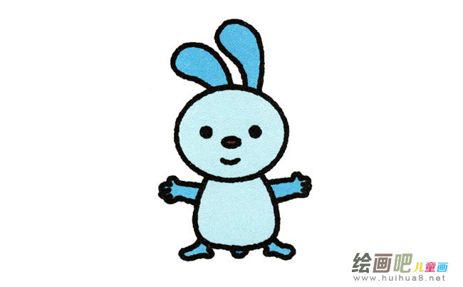 兔子动物简笔画步骤图片大全