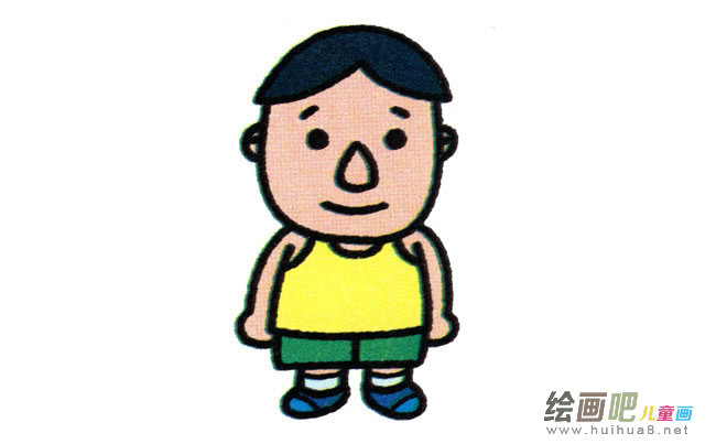运动员人物简笔画步骤图片大全