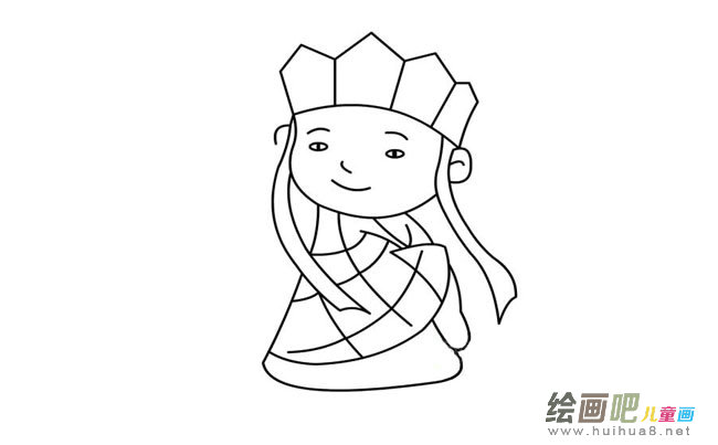 唐僧西游记动漫人物简笔画步骤图片大全