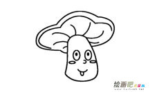 蘑菇头动漫人物简笔画步骤图片大全