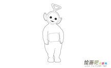 天线宝宝动漫人物简笔画步骤图片大全