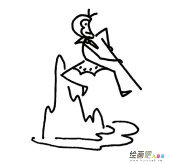 孙悟空人物幼儿简笔画步骤图片大全