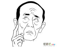 男人头像人物简笔画步骤图片大全