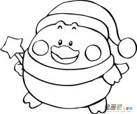 圣诞老人人物简笔画步骤图片大全