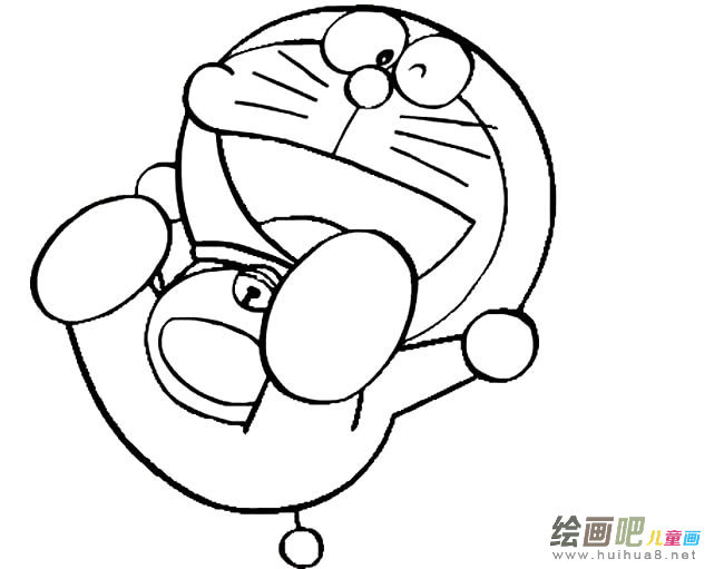 机器猫动物简笔画步骤图片大全