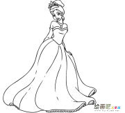 公主人物简笔画步骤图片大全