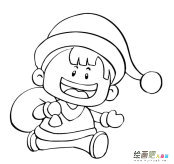 快乐的小男孩人物简笔画步骤图片大全