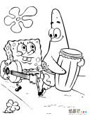海棉宝宝派大星人物简笔画步骤图片大全